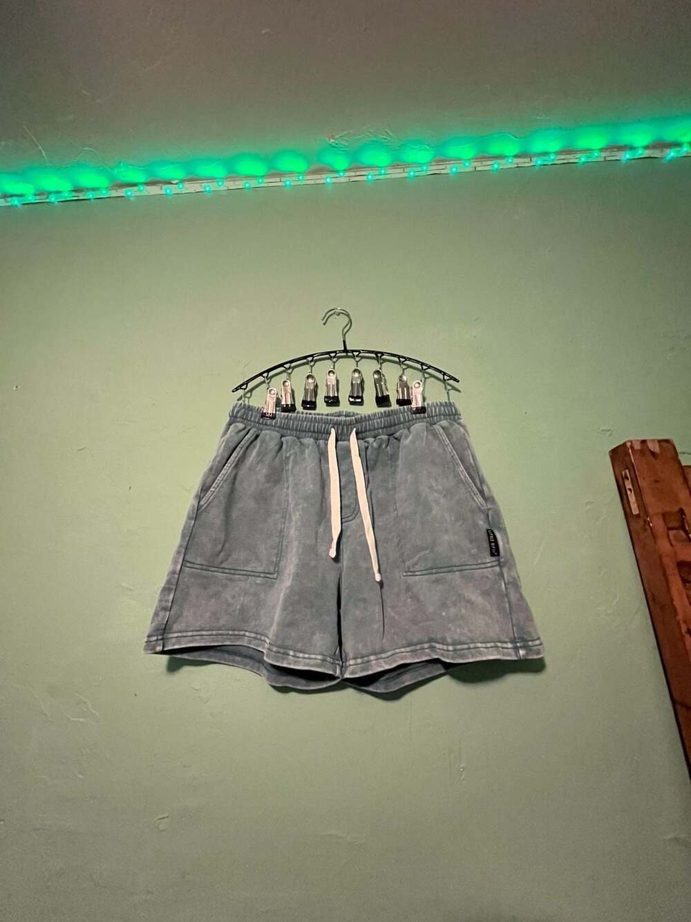 Little Bipsy Mineral Washed Shorts Size M Blue